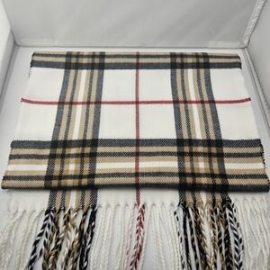 Classic Plaid Women's Scarf 100% NEW Scarf 72" X 12"